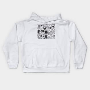 Oops Abstract Kids Hoodie